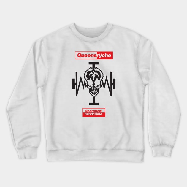 Queensryche Operation Mindcrime Crewneck Sweatshirt by Chewbaccadoll